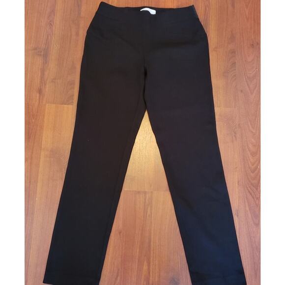 ELLIOTT LAUREN BLACK PULL ON STRETCH PANTS WITH POCKETS SIZE 6 - Picture 2 of 7